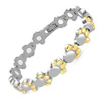 N+NITROLUBE Dog Paw Magnetic Bracelet for Women,Elegant Fashion Jewelry and Relieve Arthritis Pain (7.48 Inches)