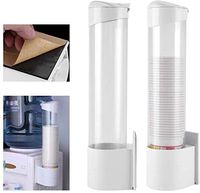 Yosoo Anti Dust Plastic Paper Cup Dispenser for50 Paper Cups 7.5cm Length for 50 Cups Convenient Container