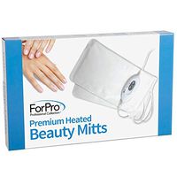 ForPro Premium Heated Mitts, Two Temperature Settings, Thermal Moisturizing Hand Warmers, 13” L x 7” W