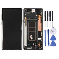 JUNXI Phone case Phone Cover LCD Screen and Digitizer Full Assembly with Frame for Galaxy Note9 / N960A / N960F / N960V / N960T / N960U(Black) Highly Recommended (Color : Black)