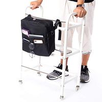 Fushida Rollator Bag,Universal Travel Tote for Carrying Accessories on Wheelchair,Best Gift on Father's Day,Lightweight Wheelchair Basket for Handicap, Disabled Elderly(Black, FGJ488)