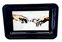 Colorful Print Metal Rolling Trays (6" x 9") (Pass The J)