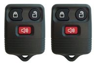 2 Yixoo Replacement Keyless Entry Remote Control Key Fob Clicker Transmitter 3 Button