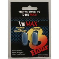 VirMax 8 Hour Maximum Male Enhancement - 2 Tablets - Case of 72