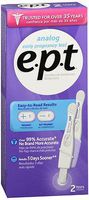 e.p.t. Analog Early Pregnancy Tests - 2 Ct., Pack of 3