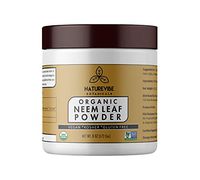 Naturevibe Botanicals USDA Organic Neem Leaf Powder 8 Ounces - Azadirachta Indica - 100% Pure & Natural | Supports Immune System