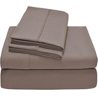 Twin XL Sheet Set, Twin Extra Long, 3-Piece Ultra-Soft Premium Bed Sheets /Taupe