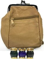 Greatest Selection Full Lamb Skin Cigarette Case Pouch, Coin Purse, Lighter Holder & Pockets, 100s, Free Gift! 3204 (Light Brown)