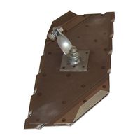 Bon 82-516 13-1/2-Inch by 6-Inch Wheelchair Ramp Walking Tool, Left Direction, Stainless Steel