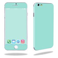 MightySkins Protective Vinyl Skin Decal Compatible with Apple iPhone 6/6S Plus wrap Cover Sticker Skins Solid Seafoam