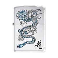 Zippo Lighter 250 Dragon Blue