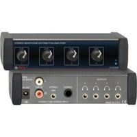 RDL EZ-HDA4B Stereo Headphone Distribution Amplifier