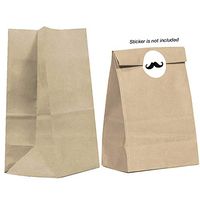 40CT Biodegradable, Premium Quality Paper (Thicker), Paper Bag, Kraft Paper Sack, Goody Bags, Treat Sacks, Perfect for Party Filled with Small Favors (Small, Brown)