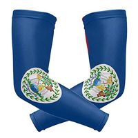 Belize Flag 1 Pair UV Protection Cooling Long Sports Arm Sleeve