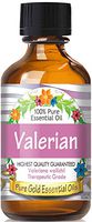 Pure Gold Valerian Essential Oil, 100% Natural & Undiluted, 60ml