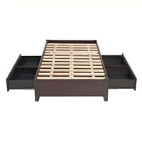 Modus Furniture Simple Platform Storage Bed, California King, Espresso