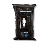 AfterCourse Wipes - Post-Intercourse, Natural, Flushable Wipes - Infused with Essential Oils - Pack of 69 Wipes