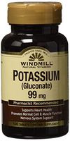 Potassium GLUC TAB 99MG WMILL Size: 100