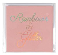 Rainbows & Glitter Cards & Envelopes by Craft Smart, 4 Sets