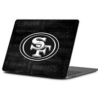 Skinit Decal Laptop Skin for MacBook Pro 13-inch (2016-17) - Officially Licensed NFL San Franciso 49ers Black & White Design