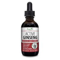 Active Ginseng Korean Red Panax Ginseng with Natural Ginsenosides - All-Natural Advanced Liquid Solution for 2X Absorption - Supports Healthy Energy, Vitality, Mood and More