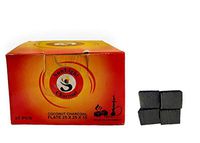 Sunlight Charcoal Coconut Coals – Coconut Charcoal Tablets for Shisha/ Incense – Natural, No Odor, No Bad Taste – Coconut Cube Coals – 2.5 x 2.5 x 1.5 cm- 108/ 54/ 27 Pack (27)
