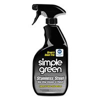 Simple Green Stainless Steel One-Step Cleaner & Polish, 32oz Spray Bottle (Case of 12) 18300CT