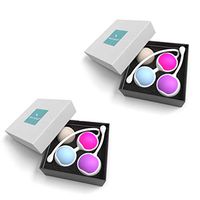 2 Pack - Stone's Goods - Kegel Balls for Tightening for Beginners - Ben Wa Balls for Bladder Control with Detailed Instructions, Pelvic Floor Exercise Weights, Exercise Product Beads