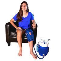 Cryo Knee Care | Cold Therapy System Motorized | Zohi Advanced Motorized System with Continuous CryoTherapy Circulation | Cooler Provides Hours of CryoTherapy | FDA Certified |