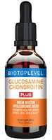 Liquid Glucosamine, Chondroitin, MSM, Biotin, Hyaluronic Acid all in one - Black glass dropper - Good Health of Joints, Bones, Hair, Skin and Nails