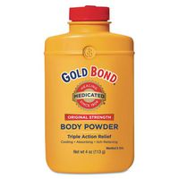 Gold Bond - Original Strength Medicated Powder, 4oz Bottle 01040 (DMi EA