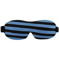 KikiLuna Eye Mask for Sleeping, 3D Contoured Sleep Mask for Women and Men,Lightweight and Comfortable Soft Eye Cover for Night Sleeping, Travel, Nap, Shift Works (Black_Blue)