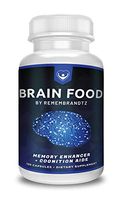 Brain Food by Remembrandtz - 2 Month Supply - Complete All-Natural Memory Improvement Formula, for Men and Women of All Ages