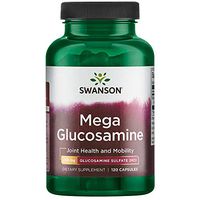 Swanson Mega Glucosamine Glucosamine Sulfate 2Kcl 750 Milligrams 120 Capsules