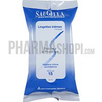 Saugella Dermoliquid 15 Intimate Wipes by Saugella
