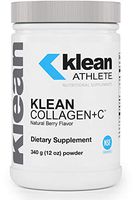 Klean Athlete - Klean Collagen+C - Collagen Peptides with Vitamin C for Joint and Connective Tissue Support - 12 Ounces - Natural Berry Flavor