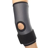 Champion Elbow Brace, Adjustable Compression Support Strap, Airmesh Fabric, Grey, Medium