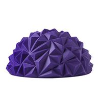 Hacoly Purple Massage Ball Pilates Balls Pain Relief for Plantar Fasciitis Myofascial Release Efficient Hemisphere Massage for Neck Back Feet Arm-16 8cm