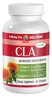 Cla safflower oil capsules - CLA 1250mg - enhance fat burning (1 bottle)