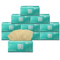 Multifold Paper Towels Natural Bamboo Pulp Toilet Tissue/Facial Tissue Pumping 3 Layers of Household Napkins-10 Packs