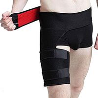 Unisex Groin Support/Hip Brace, Adjustable Leg Compression Wrap Sleeve for Sciatica Pain Relief Lumbar