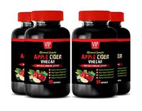 appetite suppressant pills for weight loss - brain and memory supplements - APPLE CIDER VINEGAR ADVANCED COMPLEX WITH KELP, SPIRULINA, LECITHIN - apple cider vinegar fat burner - 4 Bottles 360 Capsule