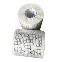 Joke Math Problems Printed Rolls Paper Extra Soft Tissues Towels Toilet Paper Environmental Protection Toilet Paper Bath Tissue Giant Roll (B)