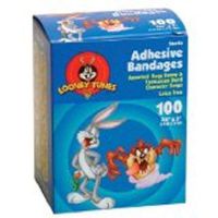 Looney Tunes Bandage - Coyote & Roadrunner Bandage, 3/4" x 3" - Model 62363 - Box of 100