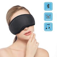 Rotibox Bluetooth Sleeping Eye Mask, Washable Wireless Bluetooth Headphones Sleeping Music Eye Mask, Perfect for Travel & Sleeping