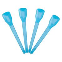 Blue Shovel Ice Cream Spoons - 'Slim Spadey' Beautifully Colorful Spoons - Perfect For Any Yummy Dessert Or Frozen Treat You Can Think Of - Frozen Dessert Supplies - 100 Count