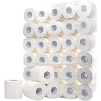 20 Rolls Toilet Paper 3 Layers Soft and Comfortable Toilet Tissue Cotton Roll Paper Skin-Friendly Household Towel Tissue for Home Kitchen Cafe Shop Restaurant