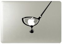 Golf Tee Off Driver Apple Macbook Symbol Keypad Iphone Ipad Decal Skin Sticker Laptop