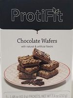Proti Fit High Protein Wafer Bar - Chocolate (5 Servings/Box) - Trans Fat Free, Aspartame Free, Cholesterol Free