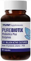 Purebiotix 12 Billion Active Cultures Plus enzymes (PROBIOTIC) -60 VegCaps
